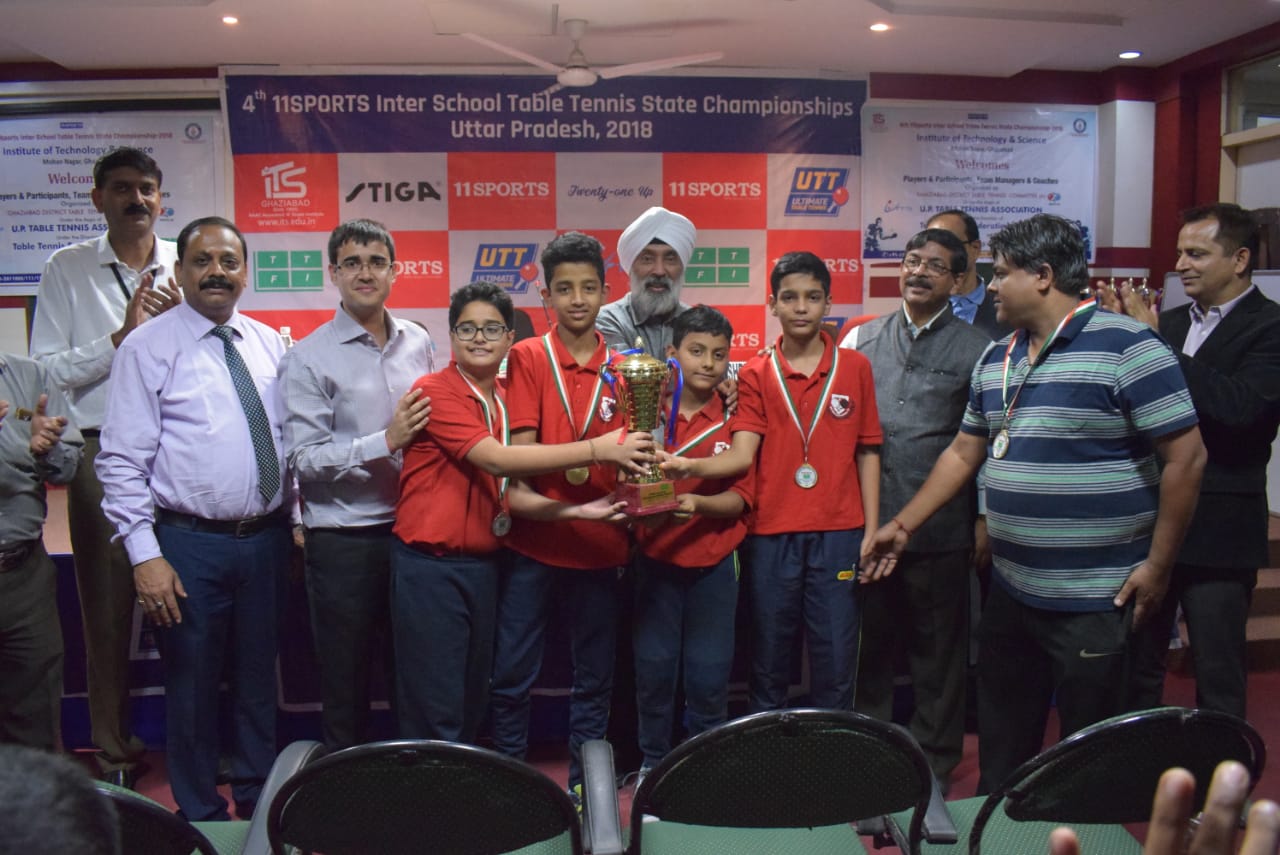 आईटीएस मोहन नगर में चौथी एकादश स्पोर्टस इण्टर स्कूल टेबल टेनिस स्टेट चैंपियनशिप का समापन